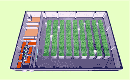 植物工場内部イメージ