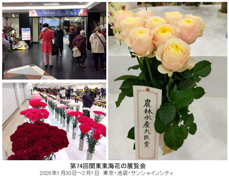 「関東東海花の展覧会」は品評会の箱根駅伝【花づくりの現場から　宇田明】第78回