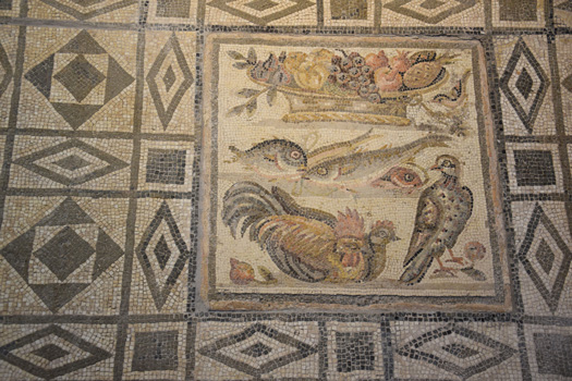 饗宴室のモザイク（床）