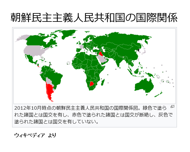 北朝鮮民主主義人民共和国の国際関係