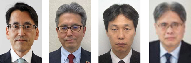 左から、青山豊久氏、森健氏、安岡澄人氏、長井俊彦氏