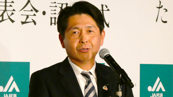 ＪＡ共済連の村山美彦理事長