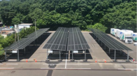 カーポート型太陽光発電設備によるPPAでの電力供給開始　ＪＡ三井リース