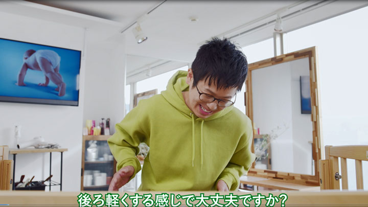 第1弾の「おむつ替え篇」