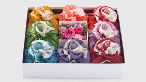 日比谷花壇BOXアレンジ　花箱「ルビー」