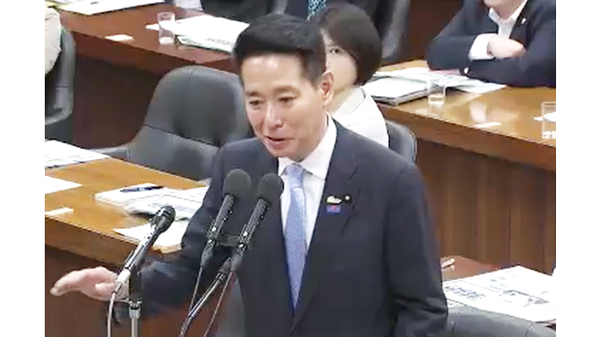 「備蓄米は全国民に行き渡るのか」と小泉農相に問う前原誠司・日本維新の会共同代表