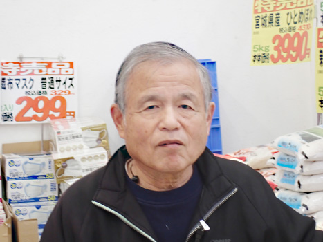 昭和の時代から米取引に携わってきたマルサンの小澤清さんは「取引先もわれわれもお客様も喜ぶ売り方」をめざす