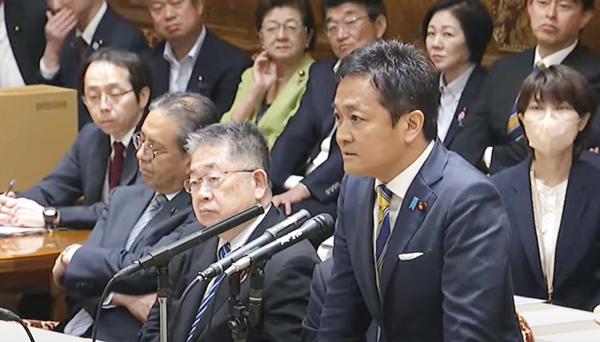 「増産に舵を切る必要があるんじゃないか」と問う国民民主党の玉木雄一郎代表