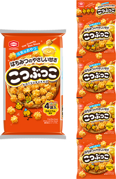 リニューアルした「100g こつぶっこ」と「60g こつぶっこ4連」