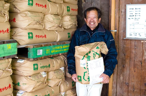 米沢市の酒蔵・小嶋総本店の契約農家「アイガモロボ」による無農薬酒米で一等米獲得
