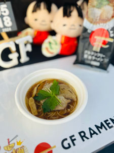 中華めん部門賞を受賞した「グルテンフリー醤油ラーメン」