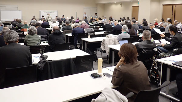 節水型乾田直播を危惧する農家・市民らと農水省の意見交換（2月24日、衆議院第2議員会館）