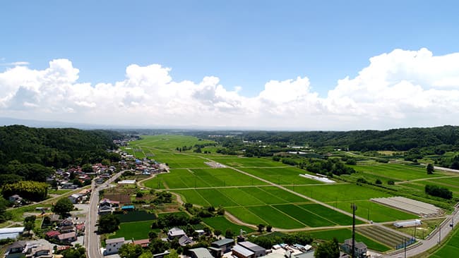 天栄村概観（村役場ホームページから）