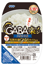 ＧＡＢＡ楽メシ「大盛り白飯」