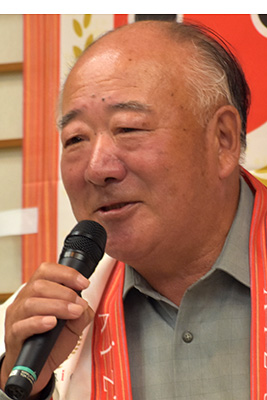 あいづの厳選米生産推進協議会生産部会の長谷川光雄氏