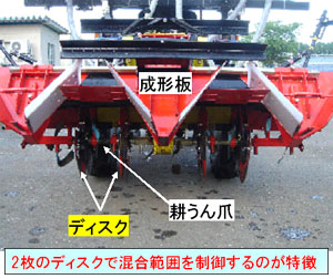 畝内部分施用機