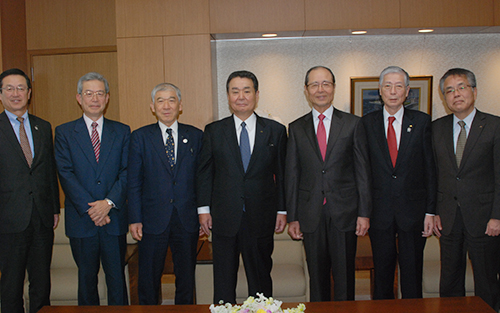 王貞治氏が全農訪問