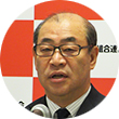 記者会見する浅田会長