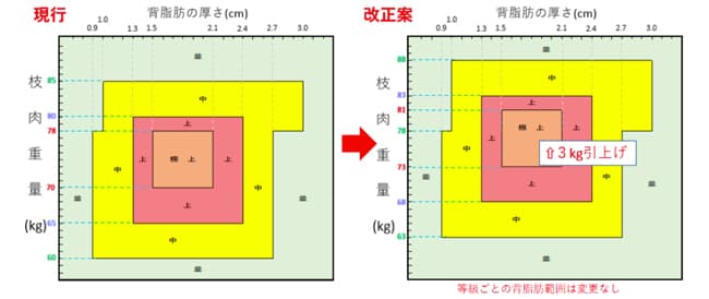 規格改正による変更点