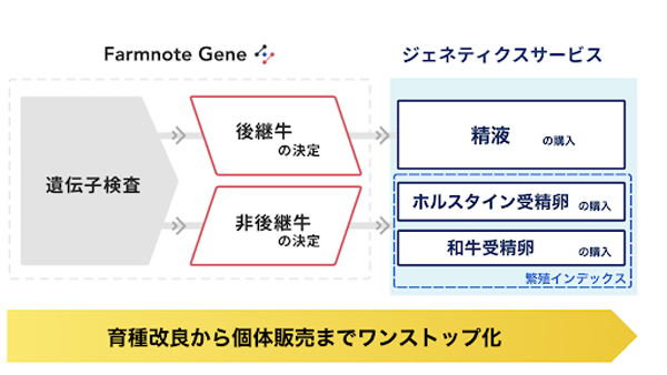 酪農DX「Farmnote-Gene」ゲノム検査市場で国内シェアNo1