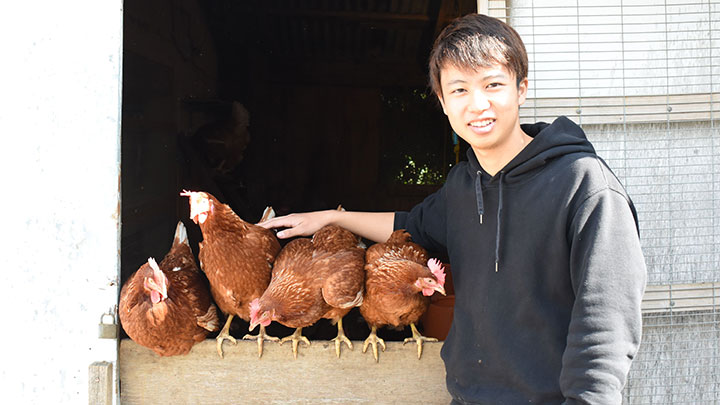 養鶏場代表の宮崎さん