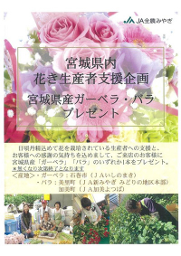 宮城県内花き生産者支援企画