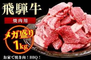 ＪＡひだ「飛騨牛 メガ盛り 焼肉用 1kg