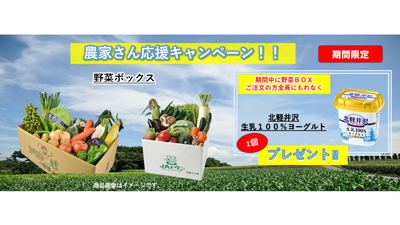 「新鮮ぐんまみのり館」の産直野菜が届くキャンペーン　好評につき期間延長　ＪＡタウンs.jpg