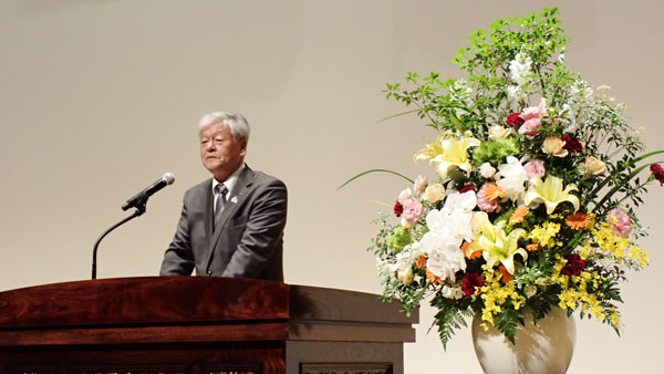 職員としての基本姿勢を説くＪＡ全中の神農佳人会長