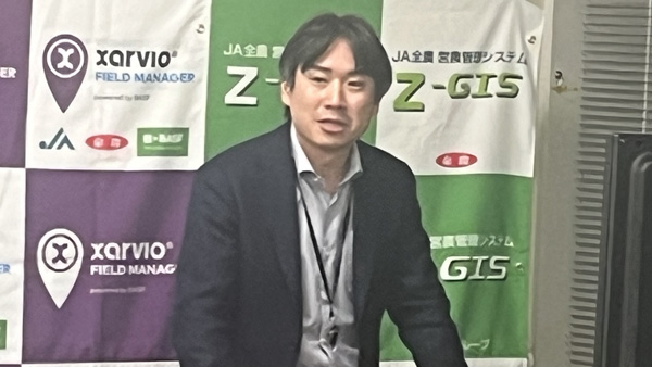 閉会の挨拶を述べるＪＡ全農室谷課長