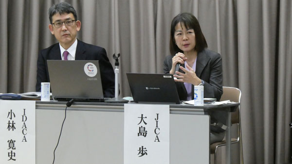 小林氏（左）と大島氏