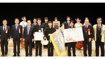「全国農業高校-お米甲子園-2022」最高金賞　群馬県立利根実業高校に全農賞を贈呈2.jpg
