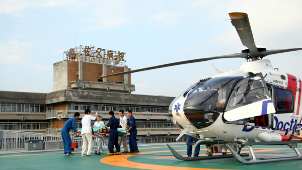 ドクターヘリが2005年に就航