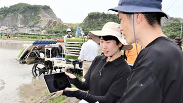 スマート農業技術の実演会を開催　ISEKI-Japan関西中部カンパニーが協力　ＪＡ全農岐阜.jpg