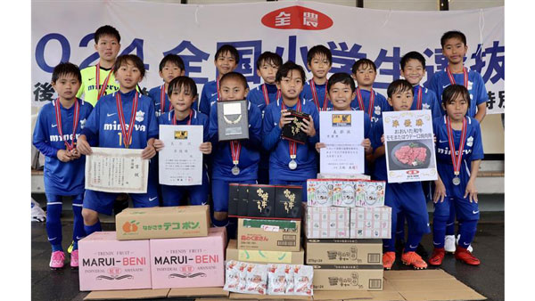 準優勝の「別府FC.ミネルバU-12」