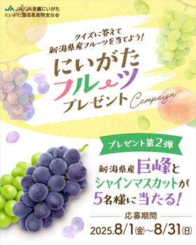 「にいがたフルーツプレゼントキャンペーン」のお知らせ