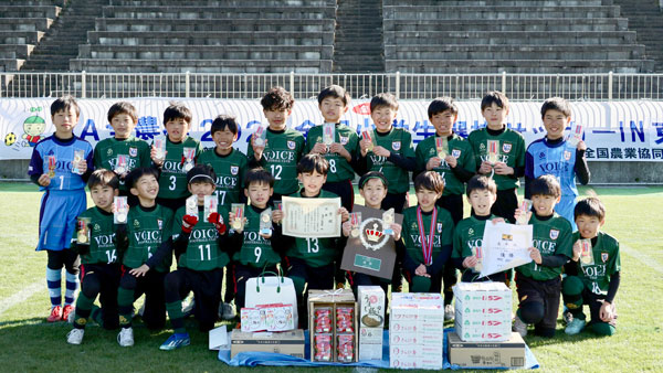 「ＪＡ全農杯全国小学生選抜サッカー大会」東海代表チームが決定　優勝は愛知の「MFC．VOICE」