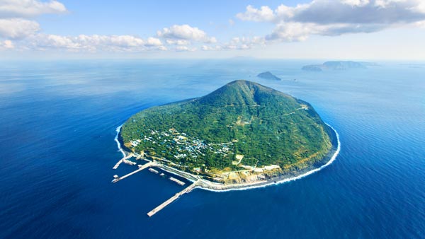 伊豆諸島の利島