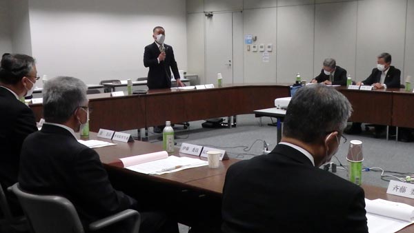 都内で開かれた日本文化厚生連臨時総会