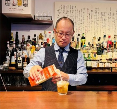 オリジナルカクテル開発した石川さん