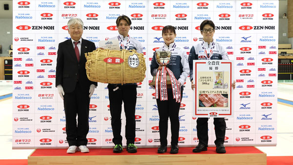 第17回全農日本ミックスダブルスカーリング選手権「SC軽井沢クラブ」が日本代表チームに