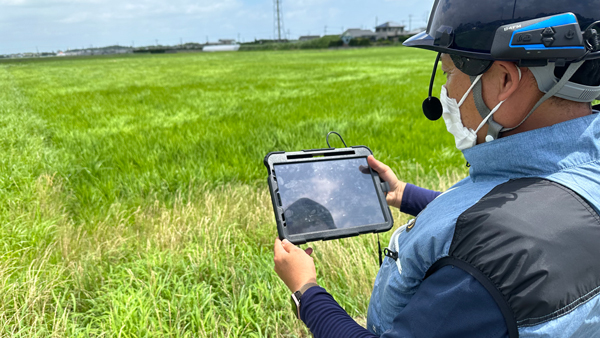 無人ヘリ防除からドローン業者への作業受委託防除へ　一宮町の挑戦　全農グリーンリソース