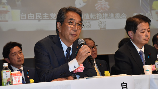 江藤拓自民党農業構造転換推進委員長
