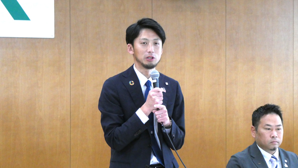 北川敏匡会長が所信表明