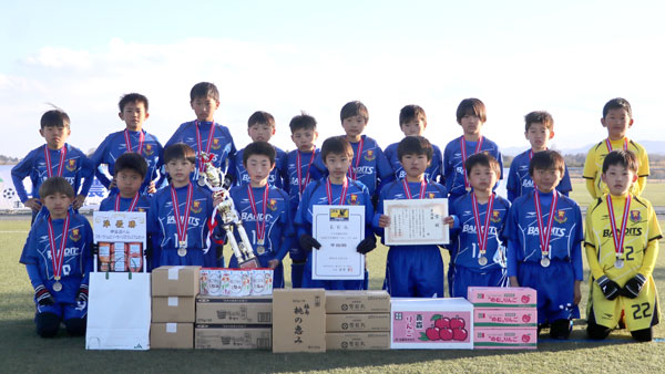 準優勝の「バンディッツいわきジュニア」（福島県）