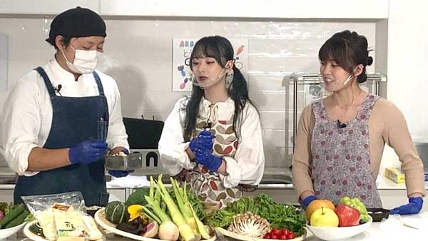 第3回とうほくGenkiクッキングの配信風景