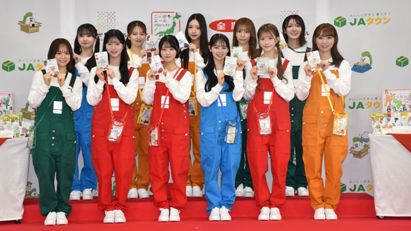AKB48が「ニッポンエールブランドアンバサダー」に就任したAKB48のメンバー
