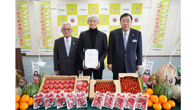 インフルエンサー三津家貴也さんが公式アンバサダーに　ＪＡたまな