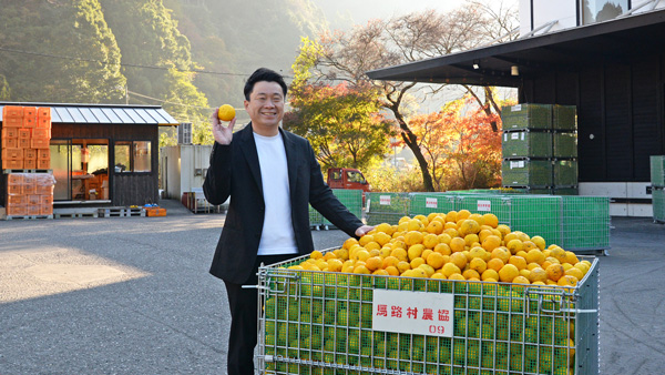 馬路村農業協同組合の長野新組合長