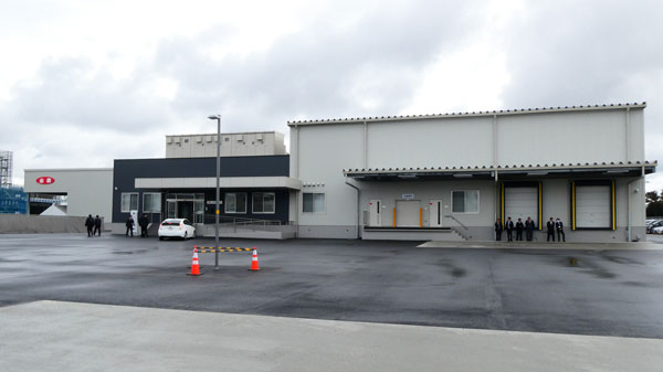 冷凍青果物製造工場の外観